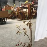 Exotic-patterned brasserie bistro mirror