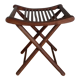 Folding wooden stool
