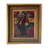 Oil on canvas by Henry d'Anty