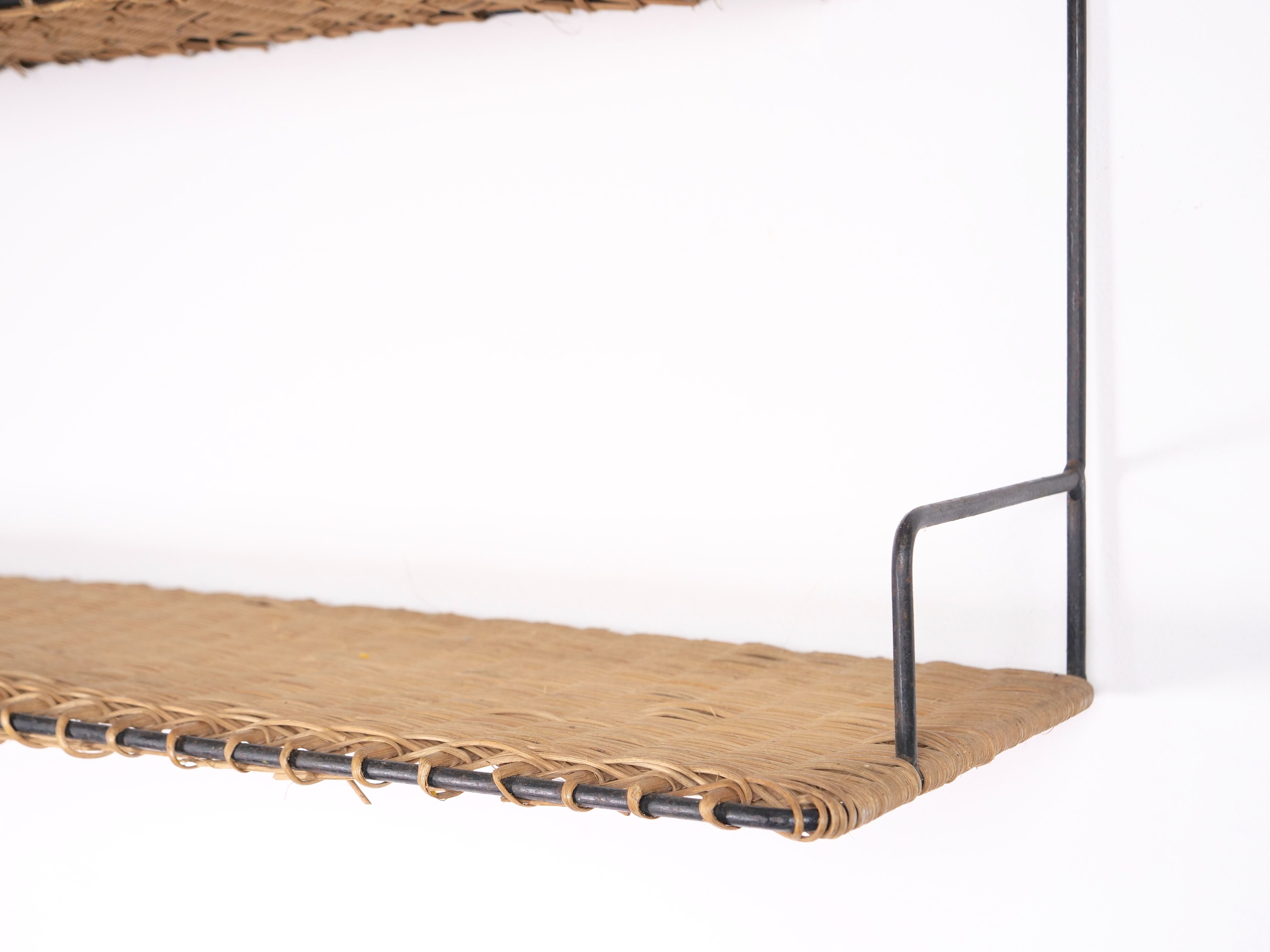 Raoul Guys rattan shelf