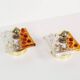 Set (2) of 1970s Murano glass wall sconces by AV Mazzega