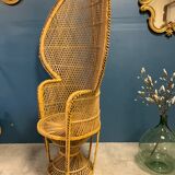 Emmanuelle chair in rattan 70s