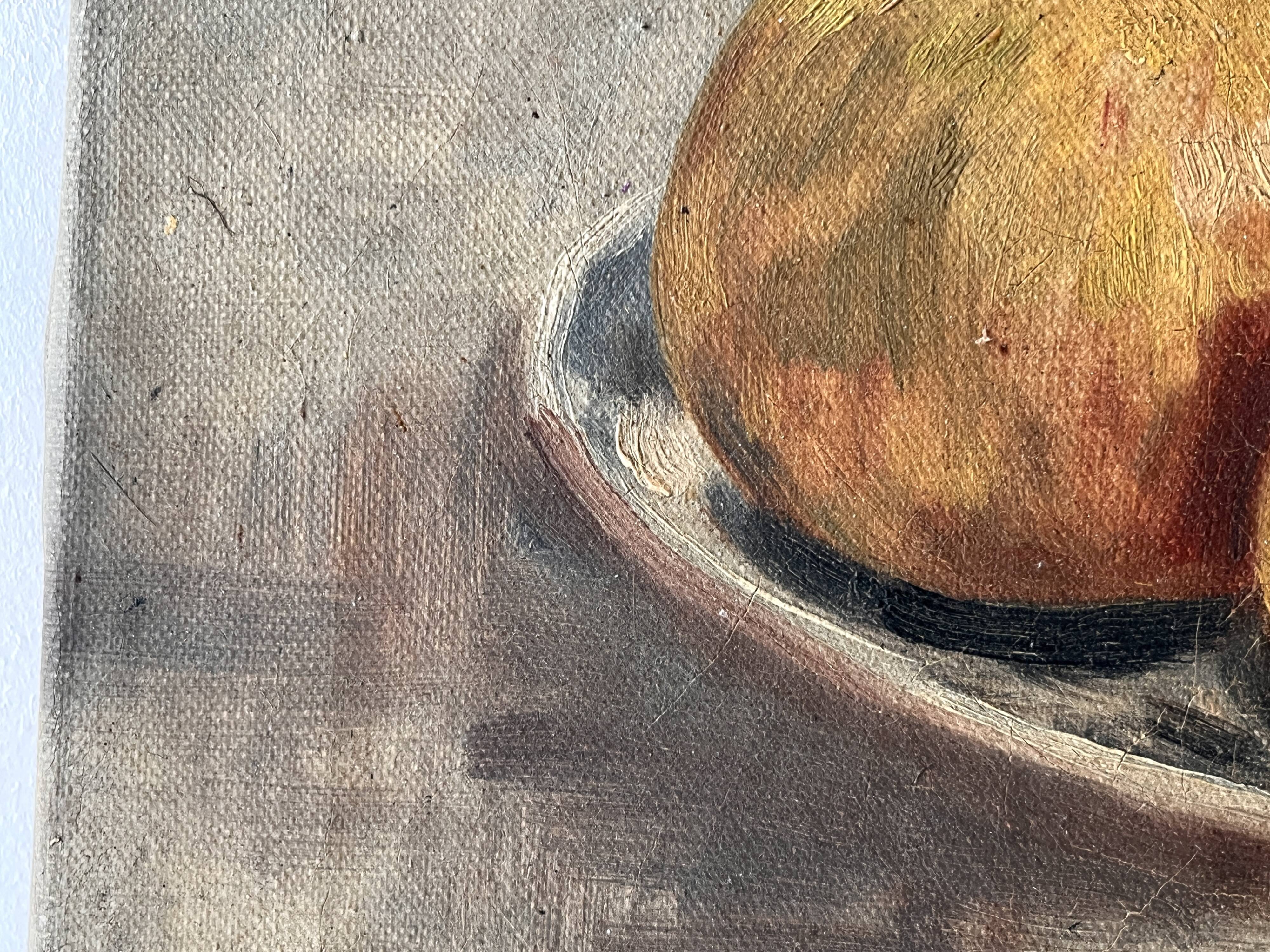 Still Life with Apples circa 1930, oil painting on canvas