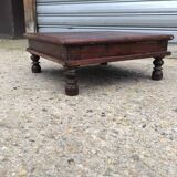 Tabouret bas Bajot en bois fin 19 ème siècle
