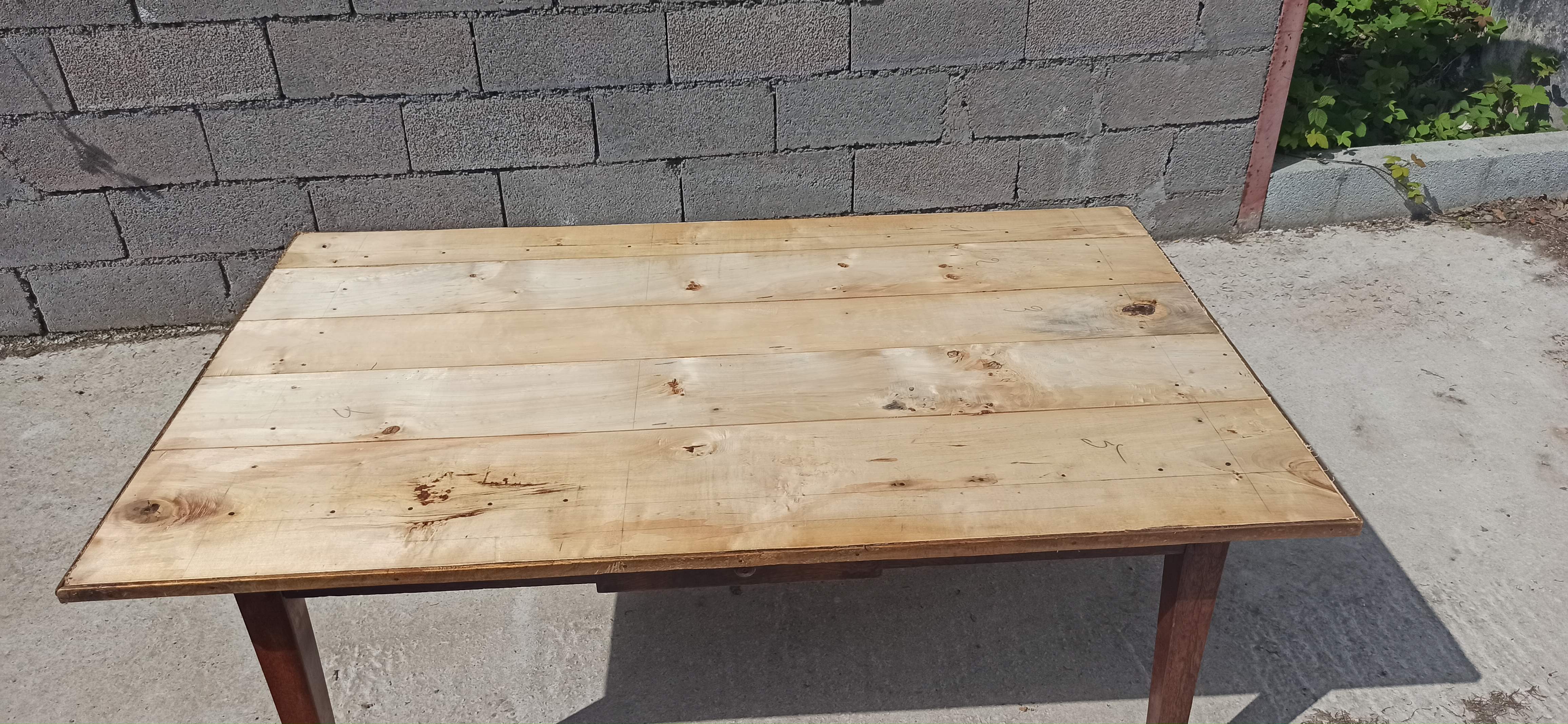 Large farmhouse table beautiful depth