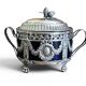 Silverware, sugar bowl in silver Louis XVI style, hallmarks late 18th century.