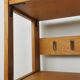 Folding bookcase shelf