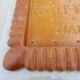 Decorative serving tray in resin, 1960s