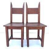 Lot 2 wooden chair