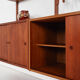 Teak modular bookcase PS System, Danish design, 1960s, manufactured by Rand