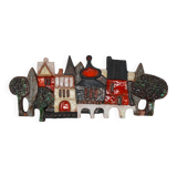 Ceramic wall plaquette by the Belgian Artist Elisabeth Vandeweghe for Ampho