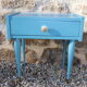Chevet vintage bleu