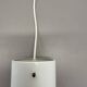 Minimalist Adjustable Swing Arm metal Wall Light with white shade, Germany