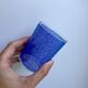 Set of 8 colored water glasses 70s