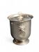 Tableware, Thermid silver metal ice bucket, glass bowl, lion handles X