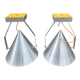 2 plafonniers, appliques de style industriel
