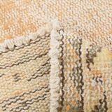 6x9 Peach Yellow Soft Pastel Turkish Vintage Rug, 185x276Cm SK 5250