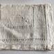 Taie d'oreiller rectangulaire en fil de lin à jours et pois linge de réserve