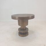 Round Metal Coffee or Side Table, 1970's