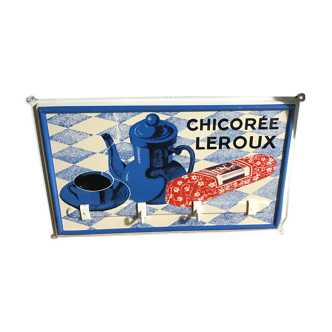 Tôle sérigraphiee chicorée Leroux accroche torchons