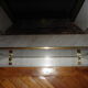 Fire firewall brass gold glass vintage smoke 1970