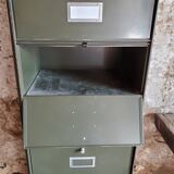Metal locker with drawers