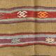 5x6 Unique Wall Hanging Option, Vintage Wool Area Kilim Rug, 148x191Cm