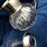 Old crystal orangeade decanter