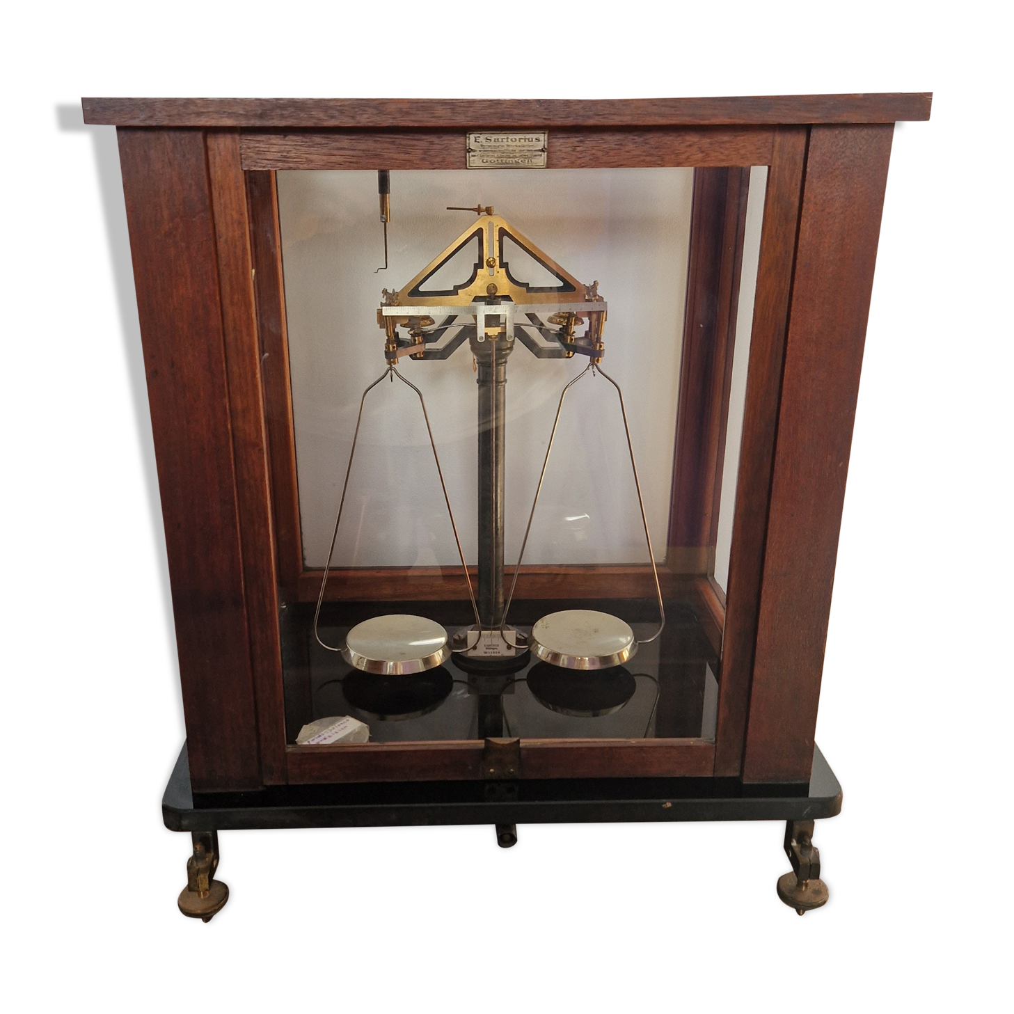 Old laboratory balance by F.Sartorius Göttingen