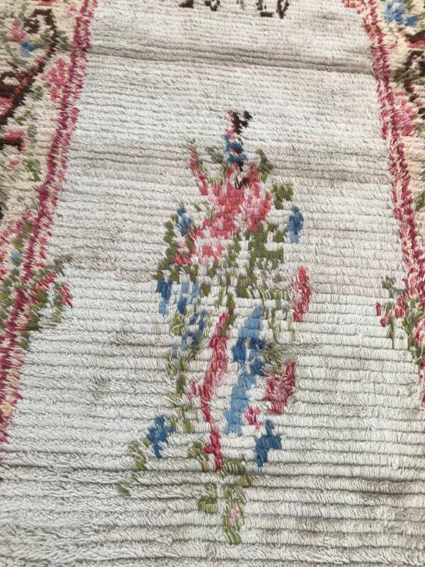 100 X 258 CM hand made Swedish former hallway carpet