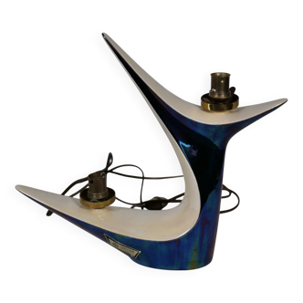 Lampe de table vintage Mid-Century par Verceram Céramique – années 1950