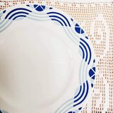 Lot de 7 assiettes plates Moulin des Loups Serpentin