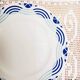 Set of 7 flat plates Moulin des Loups Serpentin