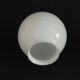 French Vintage White Opaque Glass Medium Replacement Glass Globe Shade 205