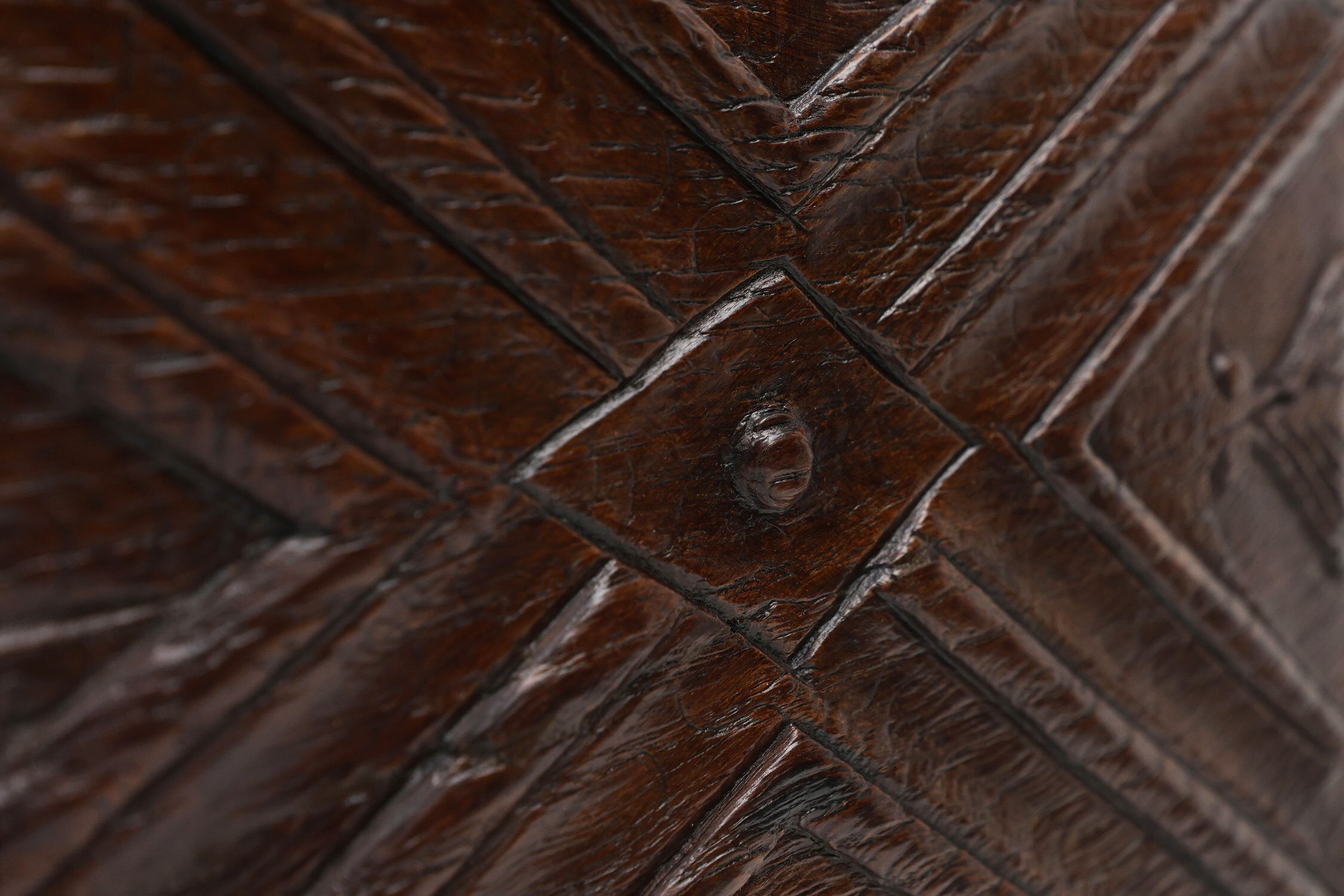 16th Century Gothic Sculpted Oak Panel, Belgium