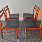 Set of 4 chairs scandinavian 70s