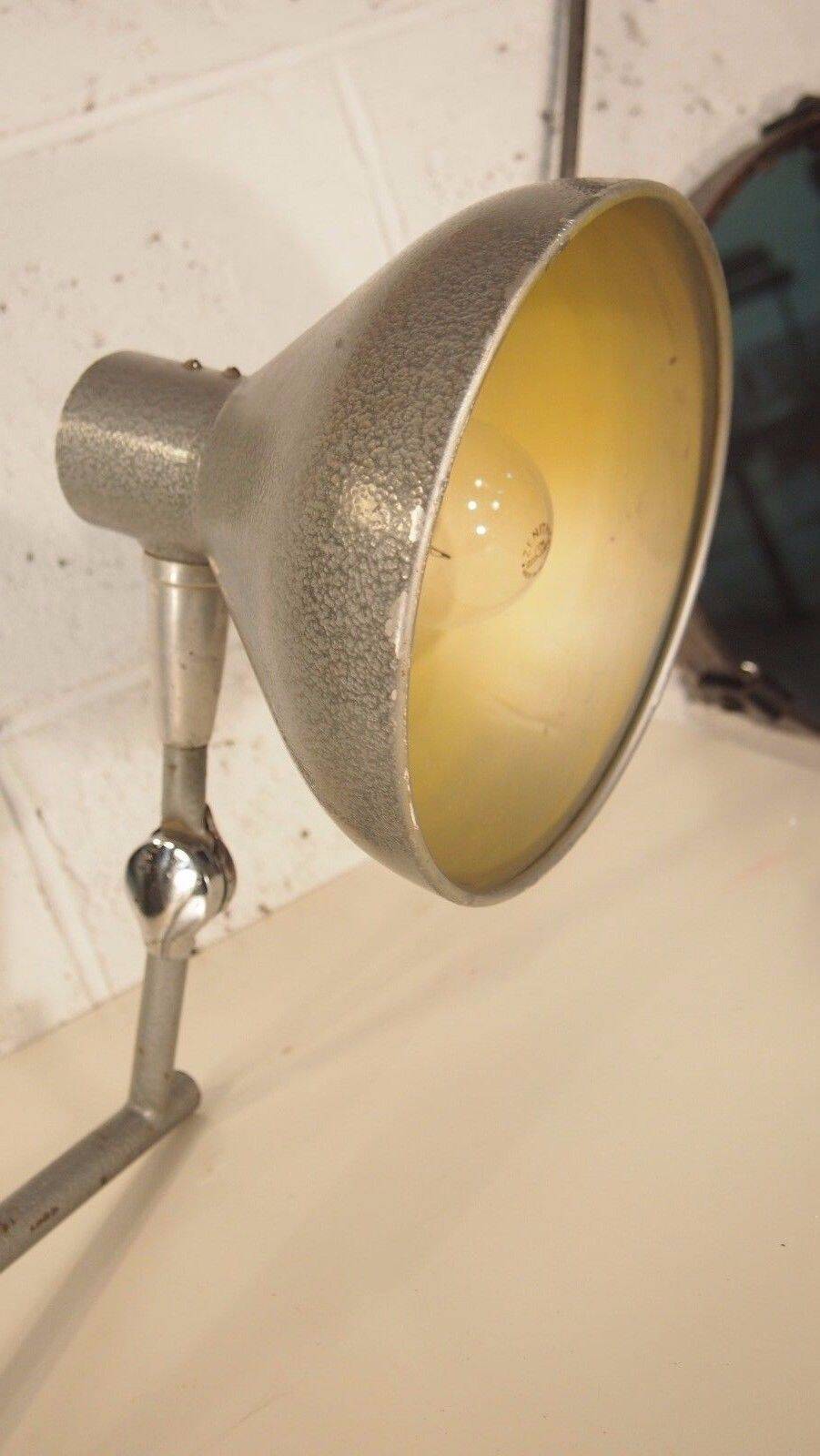 Jumo gs1 adjustable double workshop desk lamp - industrial modernist