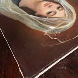 HST painting Madonna Holy Virgin late 19th century signed Chiery for restoration