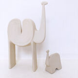 Italian ceramic camel duo, 1970