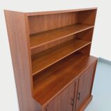 Vintage teak storage bookcase from the 60s