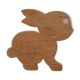Puzzle lapin en bois