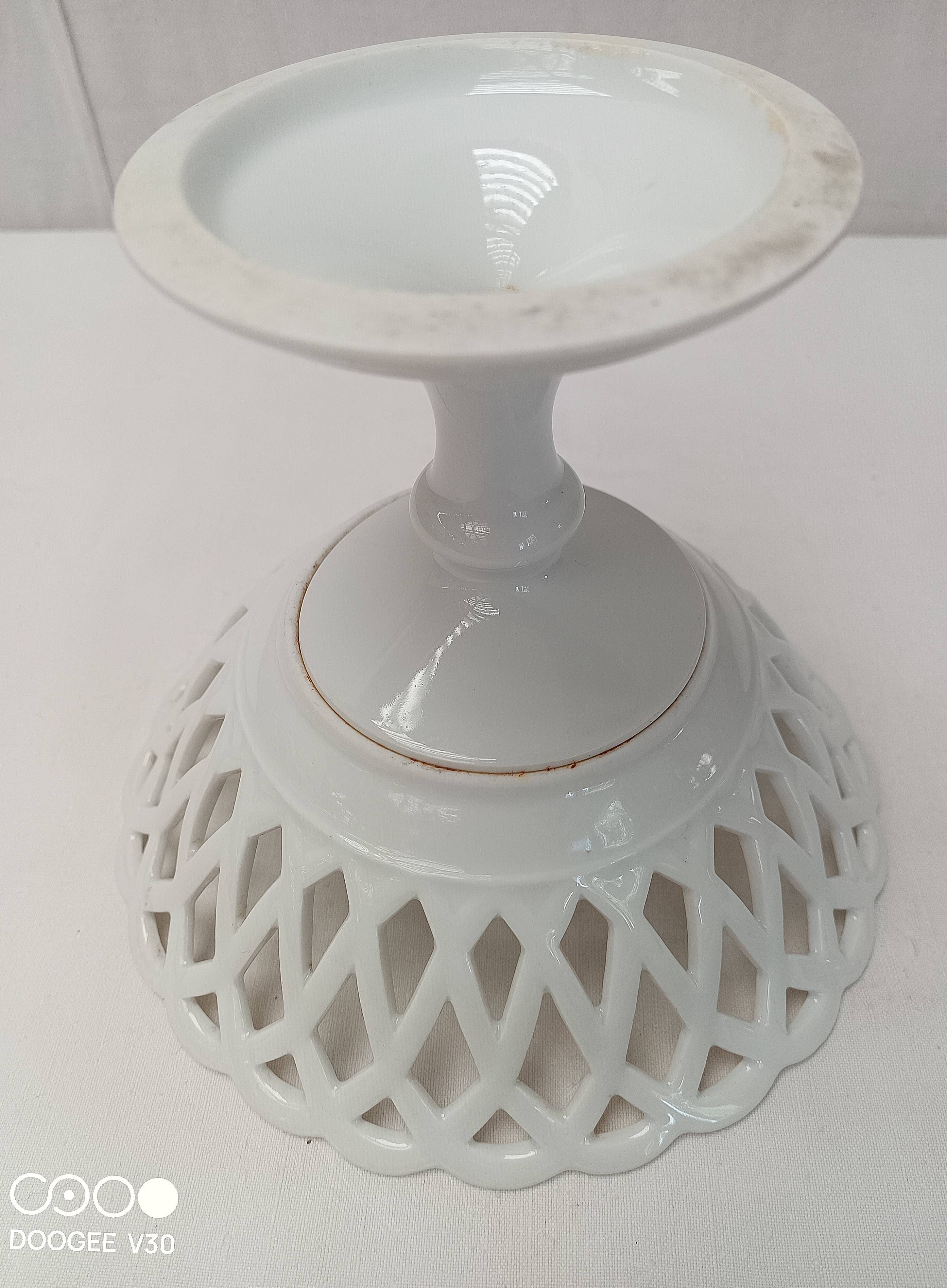 Ceramic fruit bowl basket centerpiece basket