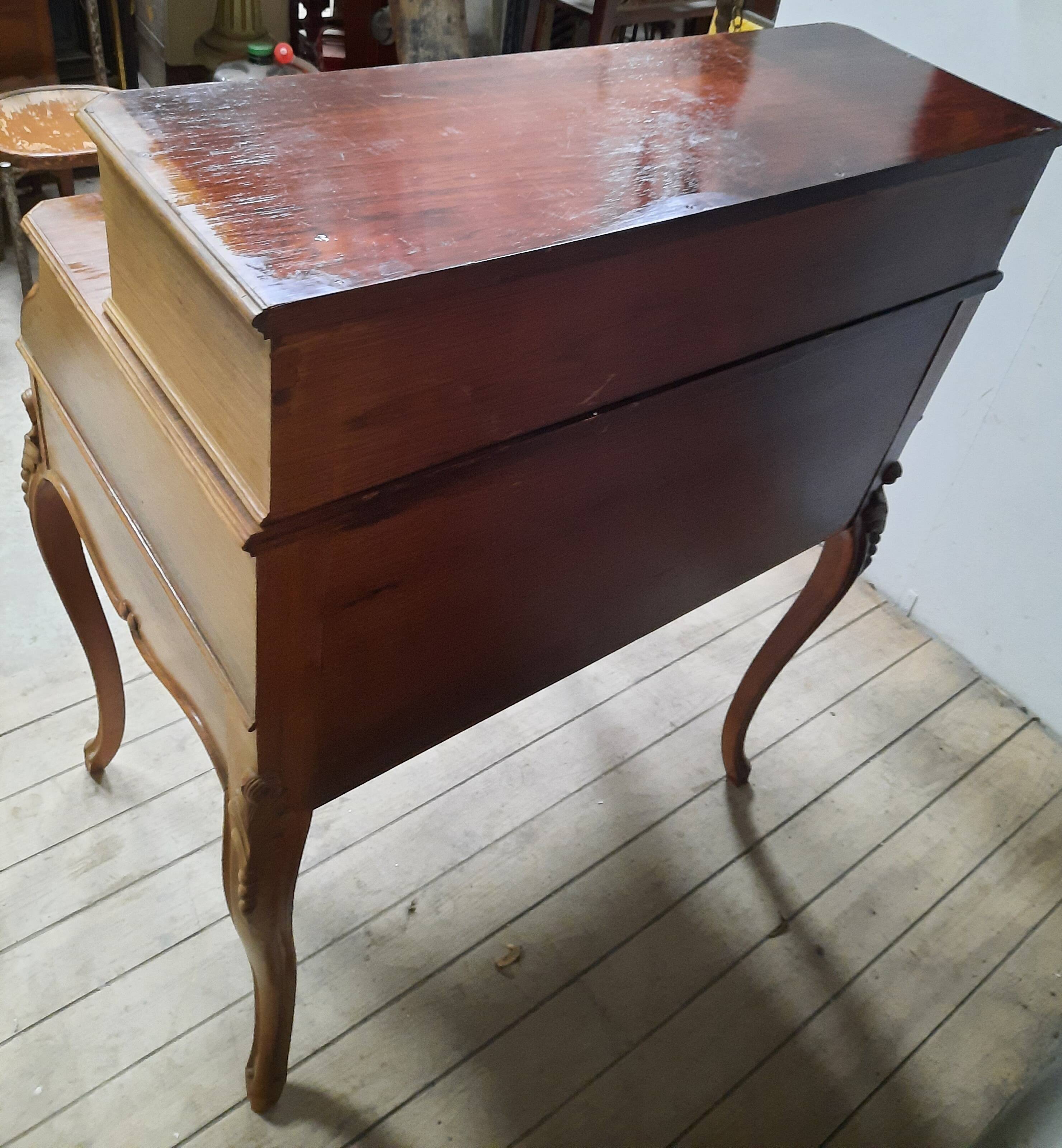 Louis Philippe drop-leaf desk
