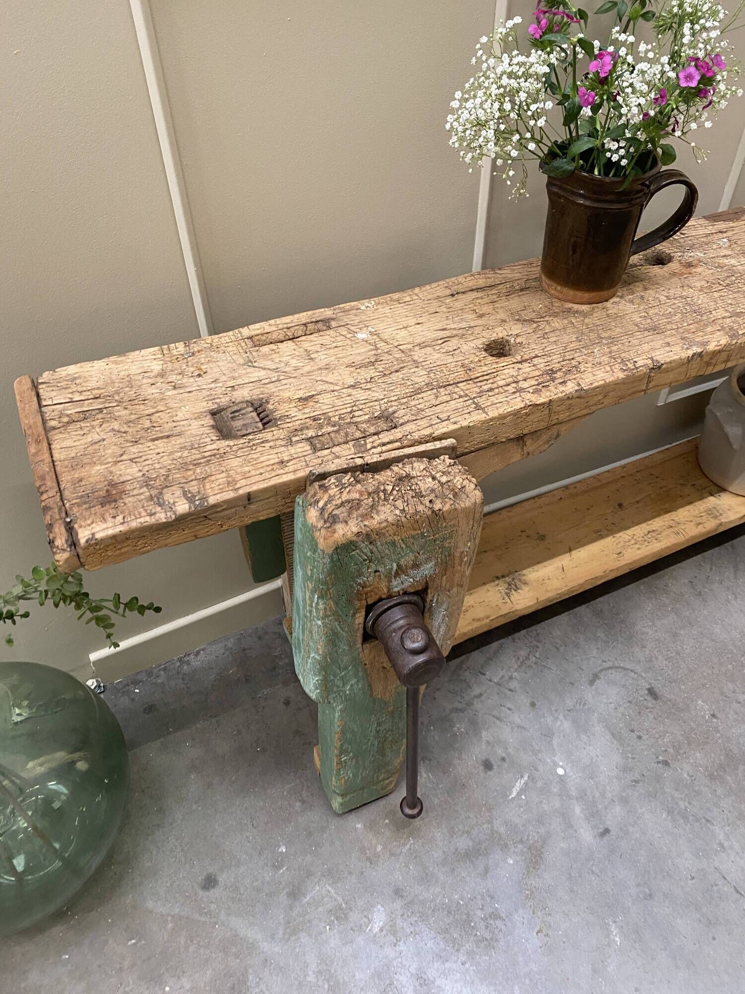 renovated carpenter's bench