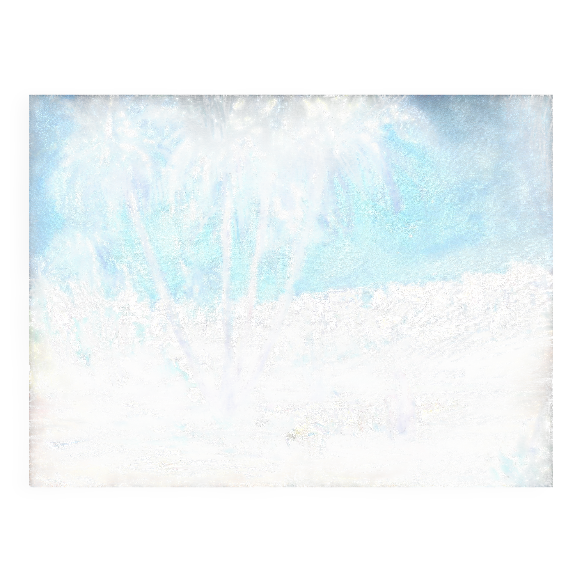 Orientalist painting signed circa 1950, "GAFSA - Tunisia"