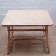 Set desk and armchair child rattan wicker 70s