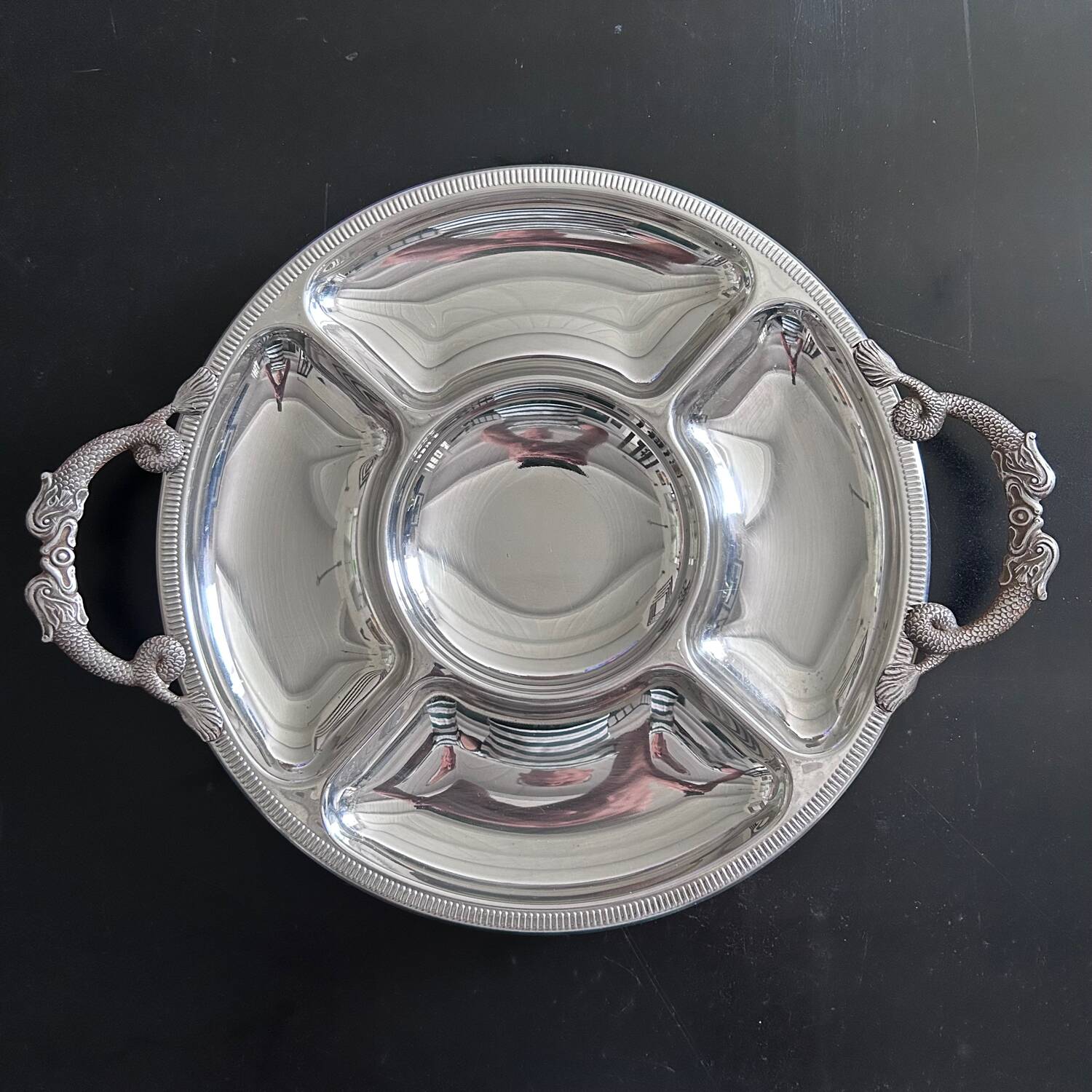 Stainless steel appetizer dish