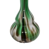 Rare Italian Design Vase Made With Opaline Glass. 1970s