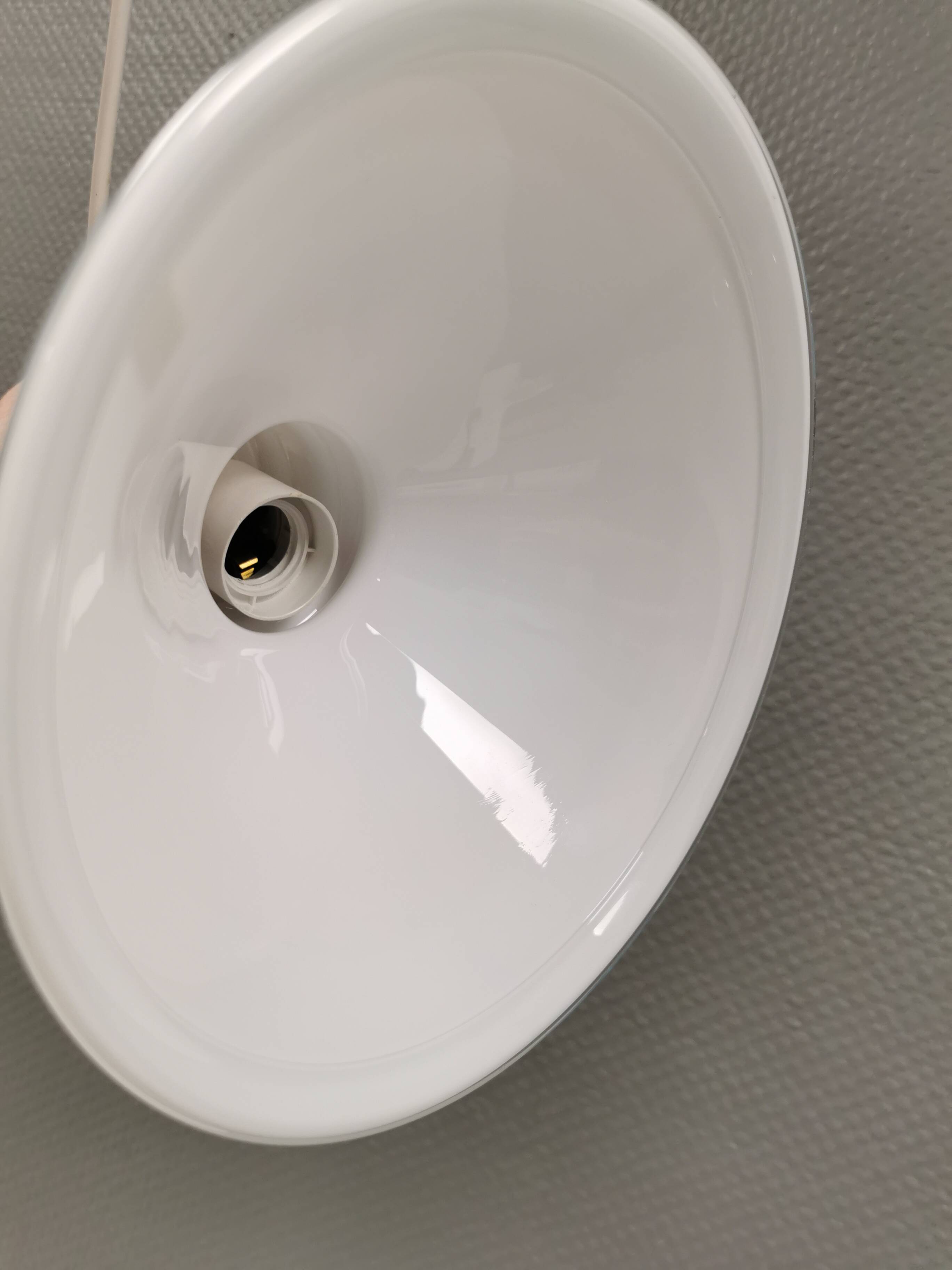 Hanging lamp designed by Sidse Werner for Danish Holmegaard, model apothecary 1980s.