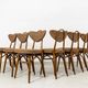 Dining Chairs, No 124 By H & J Kurmanowicz, Poland, 1950’S, Set of 6